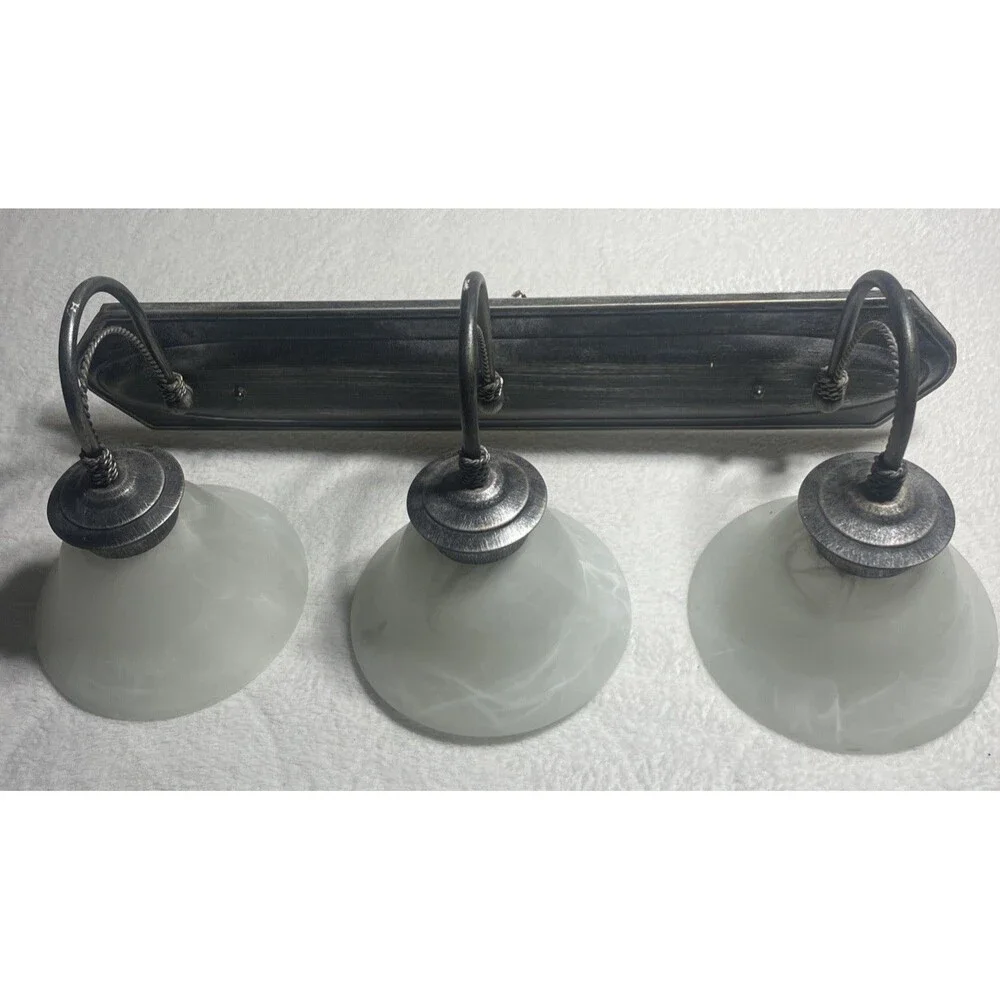 Color: Antique Black 3 Bulb Vanity Light for Bathroom - 3 Available $20 Each